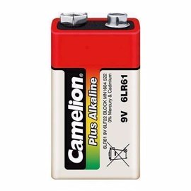 Camelion Plus 9V Alkaline batteri i foliepakning